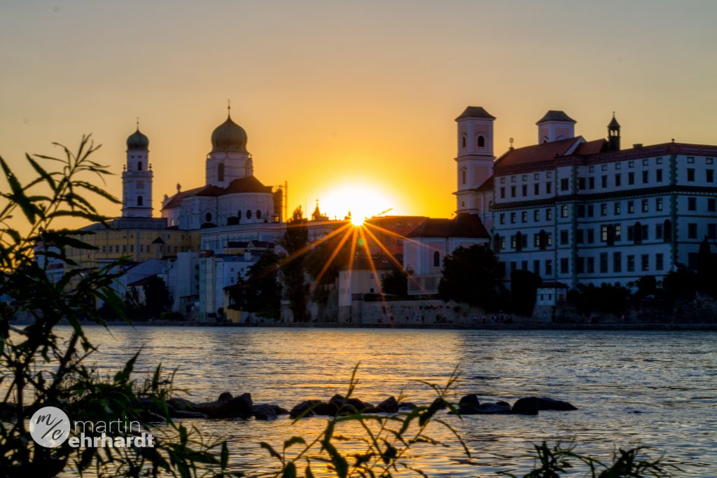 Innstrand mit Blick zur Passauer Altstadt