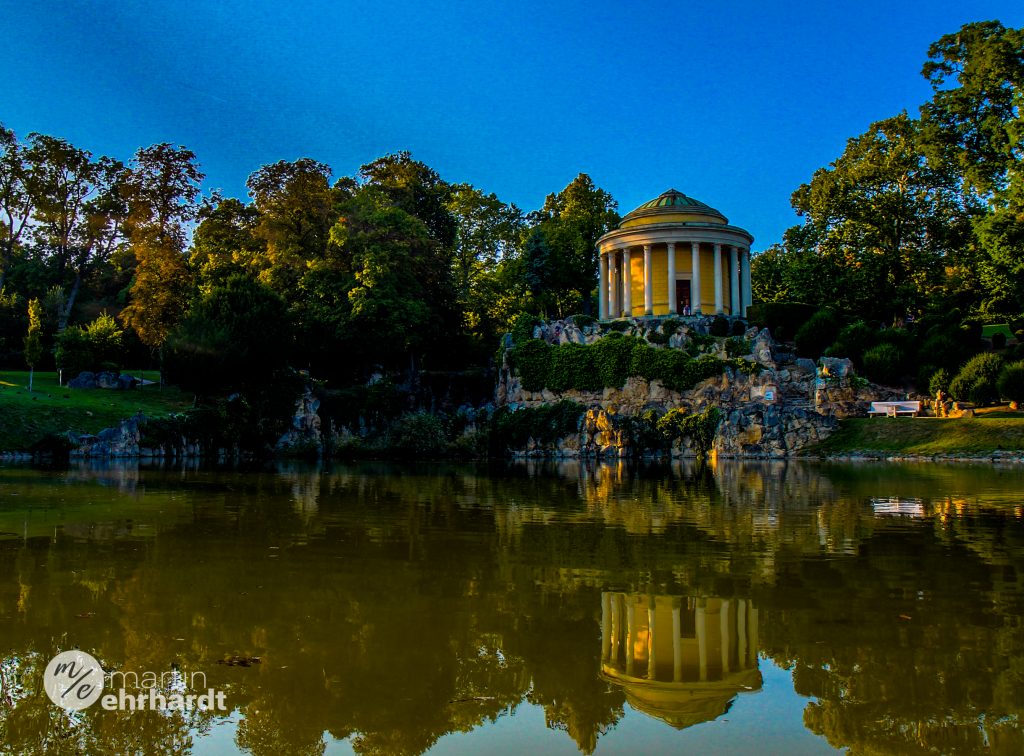 Obendrauf gabs noch einen schönen Anblick im Schlossgarten von Eisenstadt