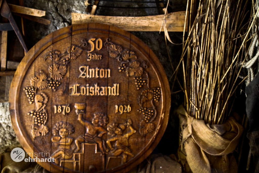 Alter Deckel in der Loisium Weinwelt